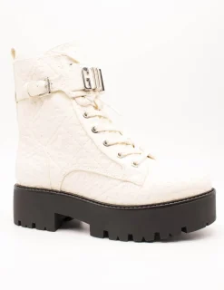 Botín Guess FLTSOM FAL10 Vaires White de Mujer