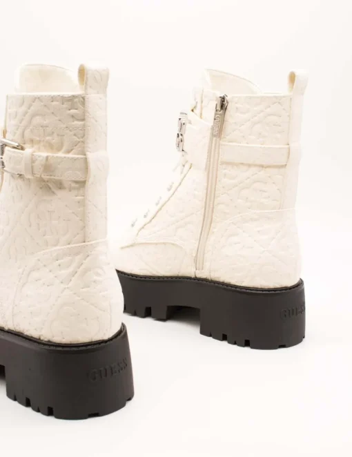 Botín Guess FLTSOM FAL10 Vaires White de Mujer