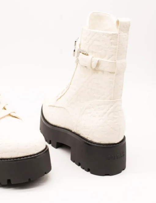 Botín Guess FLTSOM FAL10 Vaires White de Mujer