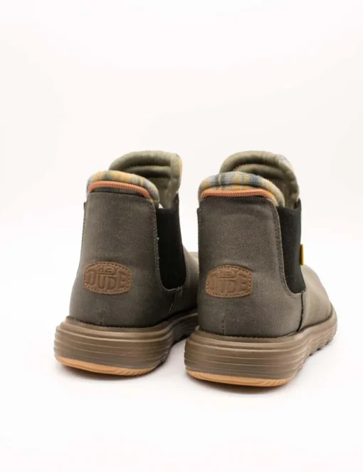 Botín Hey Dude HD42065-3N0 Branson Olive de Hombre