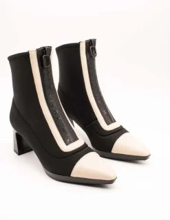 Botín Hispanitas HI243714 Ankara Milk-Black de Mujer
