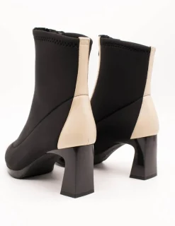 Botín Hispanitas HI243714 Ankara Milk-Black de Mujer