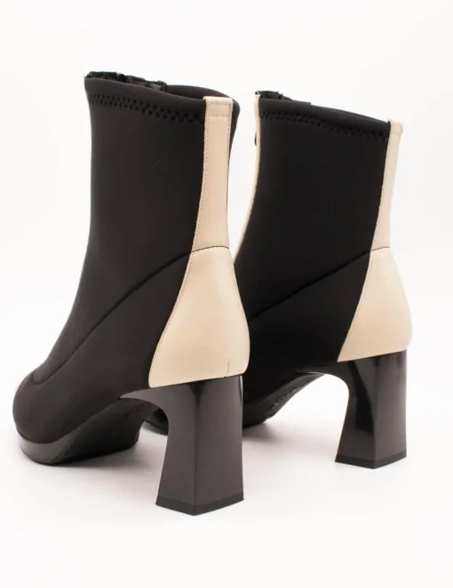 Botín Hispanitas HI243714 Ankara Milk-Black de Mujer
