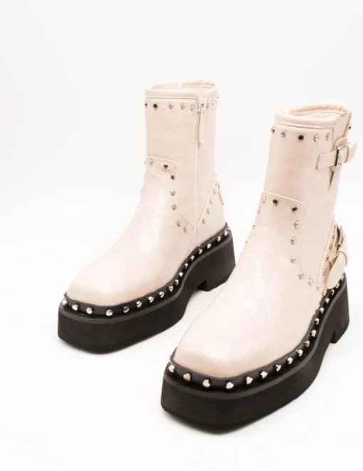 Botín Noa Harmon Mint 9801 Beige de Mujer