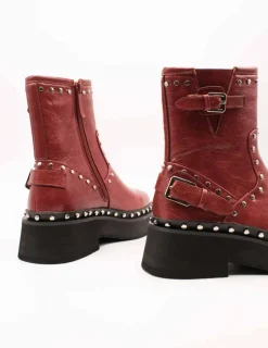 Botín Noa Harmon Mint 9801 Rojo de Mujer