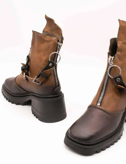 Botín Papucei Adonia Brown de Mujer
