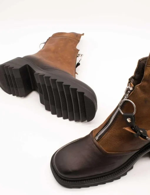 Botín Papucei Adonia Brown de Mujer