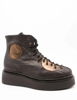 Botín Papucei Sol Black Bronze de Mujer