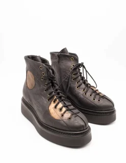 Botín Papucei Sol Black Bronze de Mujer