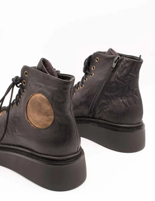 Botín Papucei Sol Black Bronze de Mujer