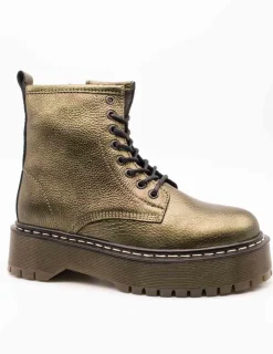 Botín Rhio Shoes Akira Oro de Mujer