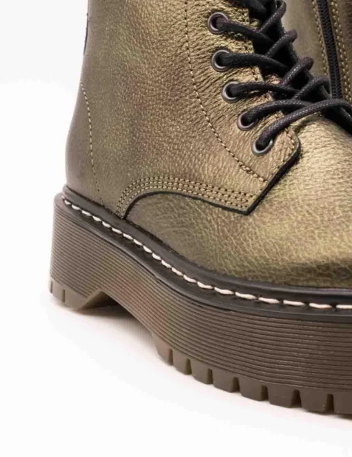 Botín Rhio Shoes Akira Oro de Mujer