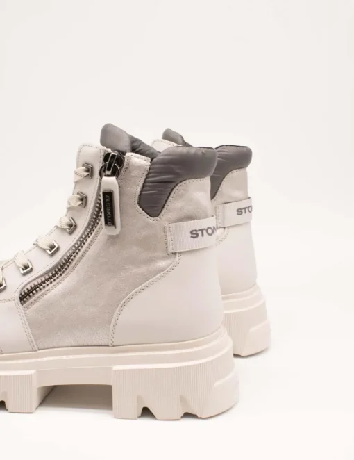Botín Stonefly 248469 PIPER 8 CALF MOON GRAY de Mujer