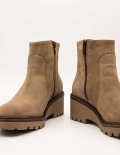 Botín Viguera 8282 Vitelo Taupe de Mujer
