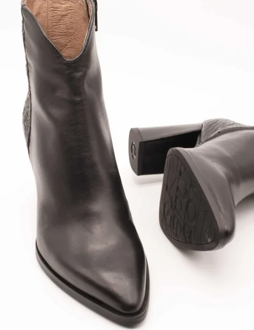 Botín Wonders M-5407-T Bora Negro de Mujer