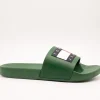 Chancla Tommy Hilfiger EM01191-L2P Verde de Hombre