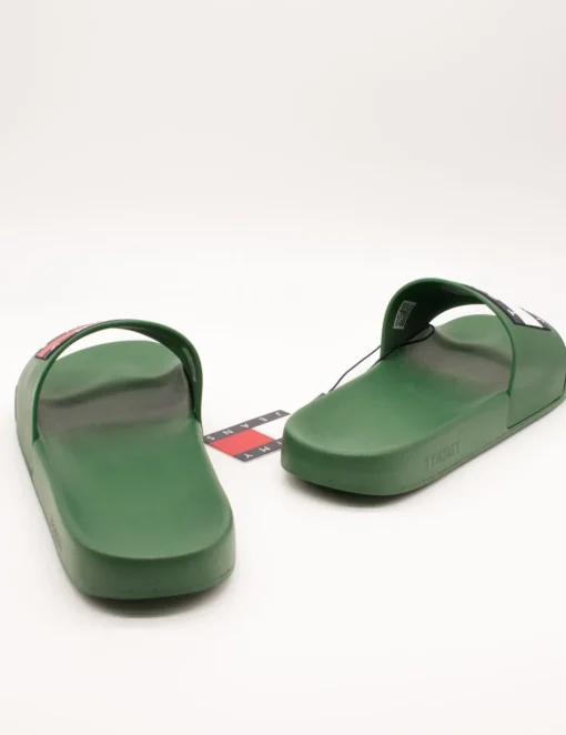 Chancla Tommy Hilfiger EM01191-L2P Verde de Hombre