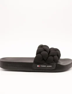 Chancla Tommy Hilfiger EN02764-BDS Black de Mujer