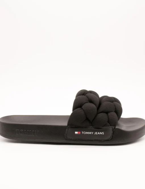 Chancla Tommy Hilfiger EN02764-BDS Black de Mujer