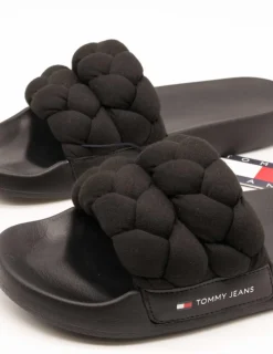 Chancla Tommy Hilfiger EN02764-BDS Black de Mujer