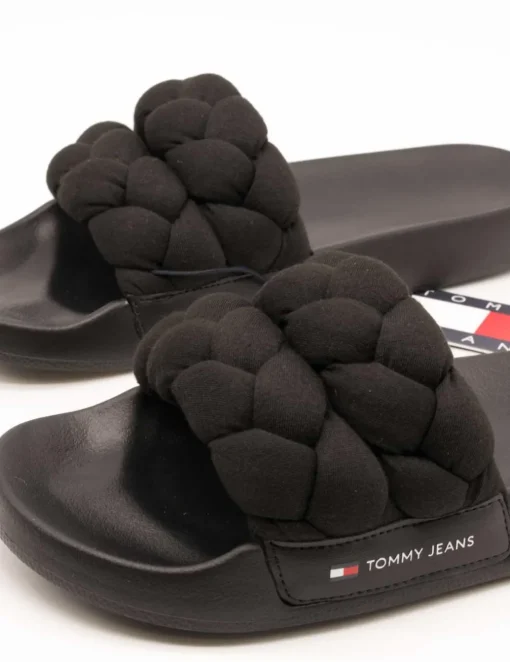 Chancla Tommy Hilfiger EN02764-BDS Black de Mujer