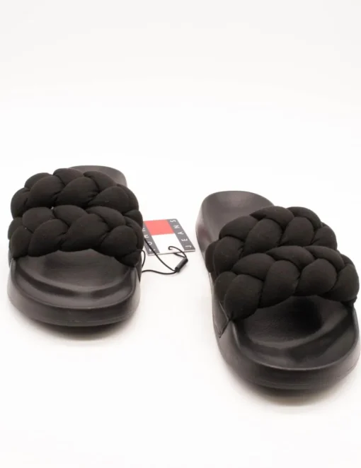 Chancla Tommy Hilfiger EN02764-BDS Black de Mujer