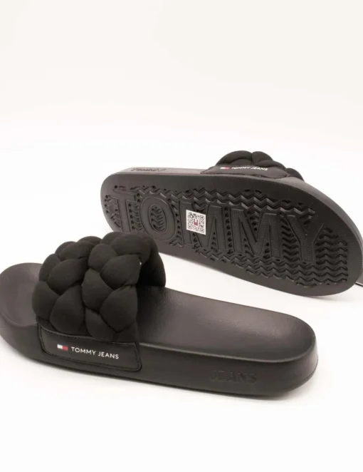 Chancla Tommy Hilfiger EN02764-BDS Black de Mujer