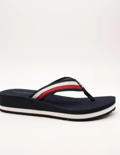 Chancla Tommy Hilfiger FW08517-DW6 Space Blue de Mujer