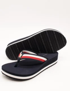 Chancla Tommy Hilfiger FW08517-DW6 Space Blue de Mujer