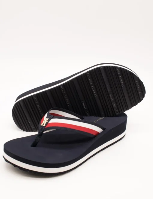 Chancla Tommy Hilfiger FW08517-DW6 Space Blue de Mujer