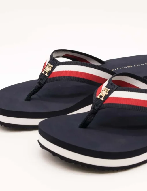 Chancla Tommy Hilfiger FW08517-DW6 Space Blue de Mujer