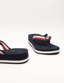 Chancla Tommy Hilfiger FW08517-DW6 Space Blue de Mujer