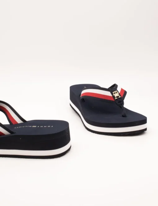 Chancla Tommy Hilfiger FW08517-DW6 Space Blue de Mujer