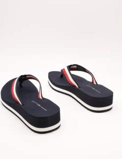 Chancla Tommy Hilfiger FW08517-DW6 Space Blue de Mujer