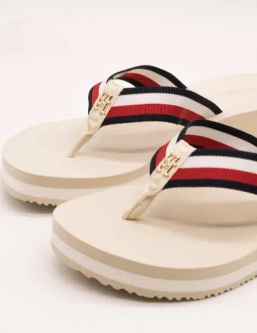 Chancla Tommy Hilfiger FW08517-ACJ Muslin de Mujer
