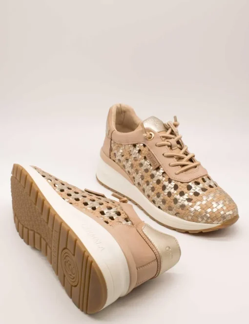 Deportivo Carmela 162287-02 Beige de Mujer