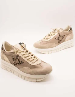 Deportivo Cetti C-1259 Ante Metal Champagne de Mujer