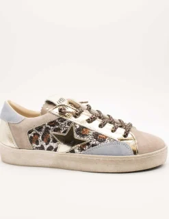 Deportivo Cetti C-1342 Glitter Leo Old Rose de Mujer