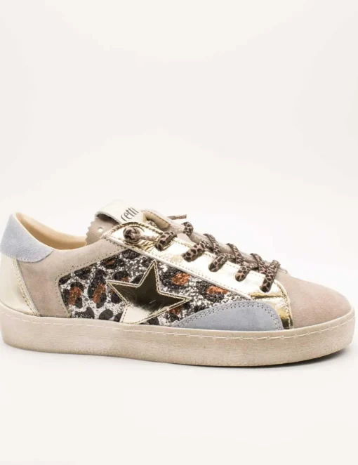 Deportivo Cetti C-1342 Glitter Leo Old Rose de Mujer