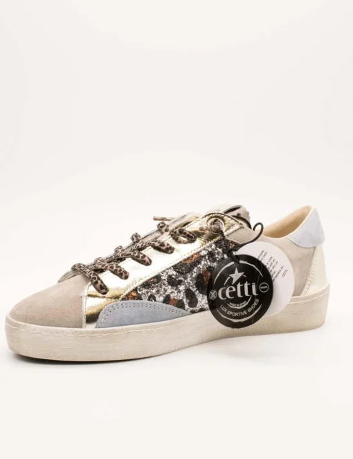 Deportivo Cetti C-1342 Glitter Leo Old Rose de Mujer