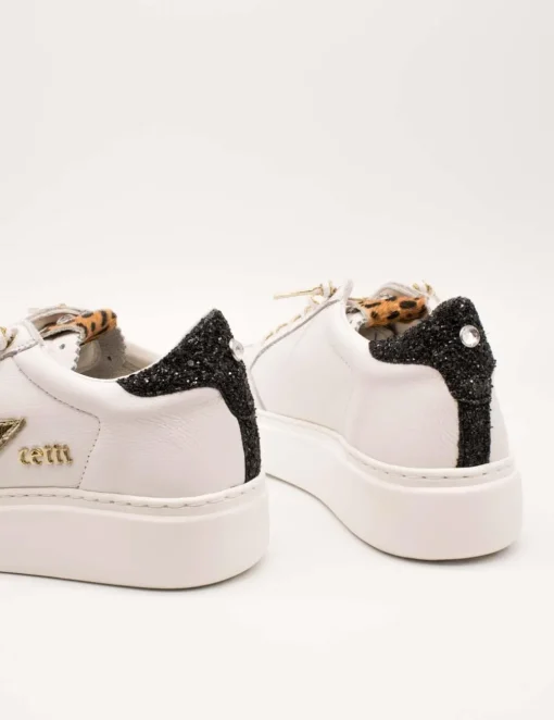 Deportivo Cetti C-1320 Nature Blanco-Oro Tachas de Mujer