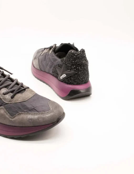 Deportivo Cetti C-1371 Saturno-Aged Antracita de Mujer