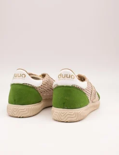 Deportivo Duuo Ona Lace Trenzado 064 Verde de Mujer