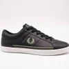 Deportivo Fred Perry Baseline Perf Leather Navy de Hombre