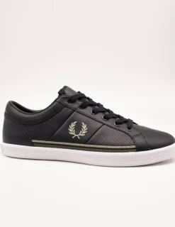 Deportivo Fred Perry Baseline Perf Leather Navy de Hombre