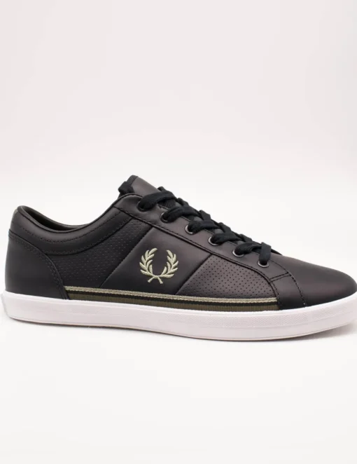 Deportivo Fred Perry Baseline Perf Leather Navy de Hombre