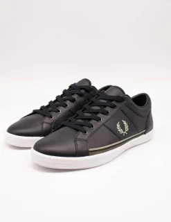 Deportivo Fred Perry Baseline Perf Leather Navy de Hombre
