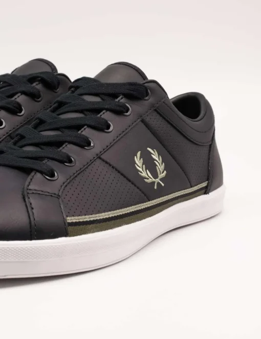 Deportivo Fred Perry Baseline Perf Leather Navy de Hombre