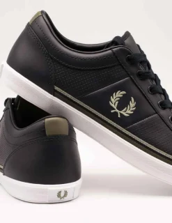 Deportivo Fred Perry Baseline Perf Leather Navy de Hombre