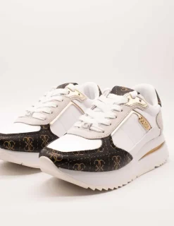 Deportivo Guess FLPEG3 FAL12 Energy3 White Brown de Mujer